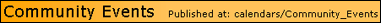 Published at link in main view