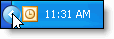 Show Hidden Icons arrow