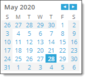 Refreshing using the Date Finder