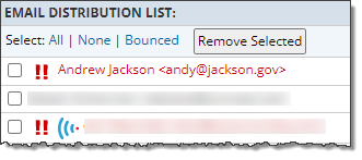 Email address flagged as invalid