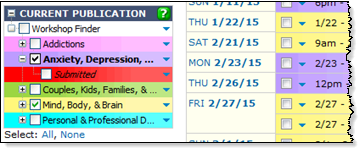 calendars to edit