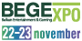 Balkan Entertainment & Gaming Expo (BEGE) 2017 Balkan Entertainment & Gaming Expo (BEGE) 2017