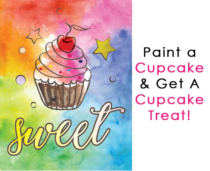 Sugar, Spice, & Everything Nice - Cupcake Watercolor Nite! Sugar, Spice, & Everything Nice - Cupcake Watercolor Nite!