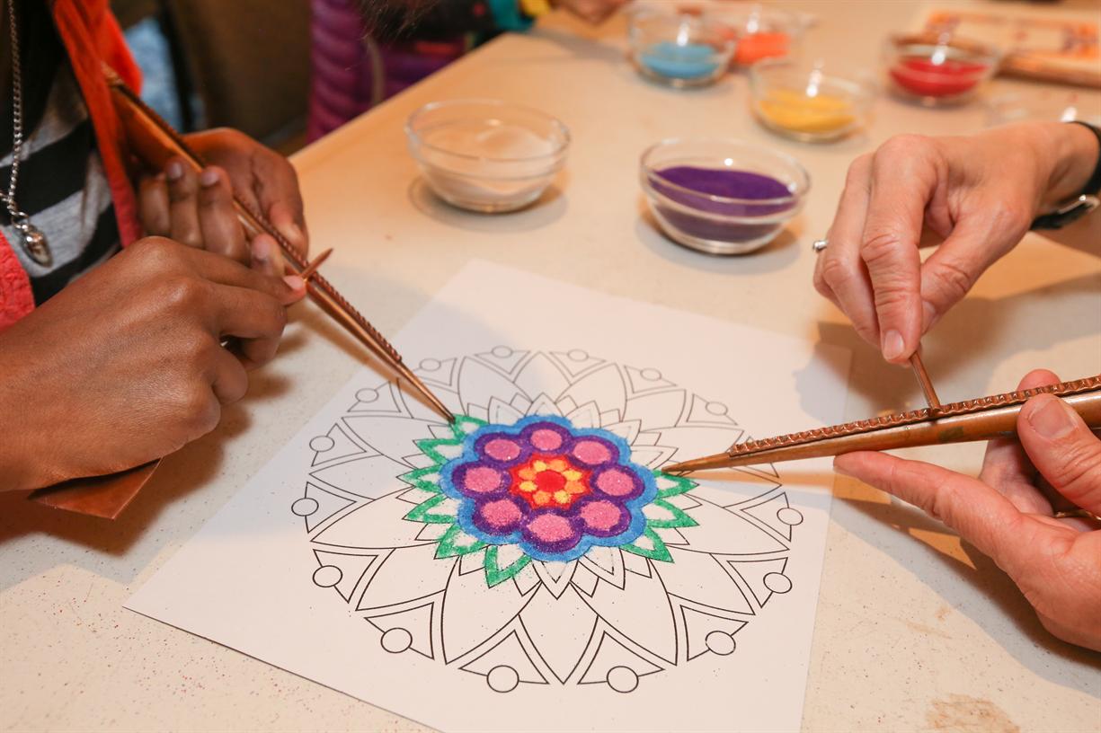 Mandala Sand Painting Event