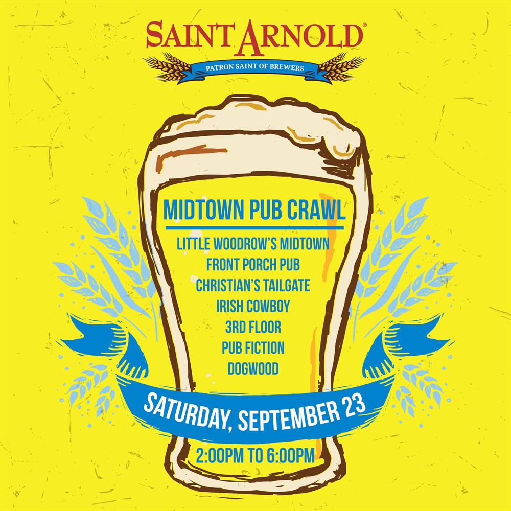 Saint Arnold Midtown Pub Crawl Saint Arnold Midtown Pub Crawl
