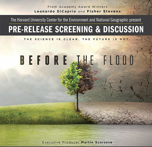 Pre-Release Screening & Discussion: "Before the Flood"