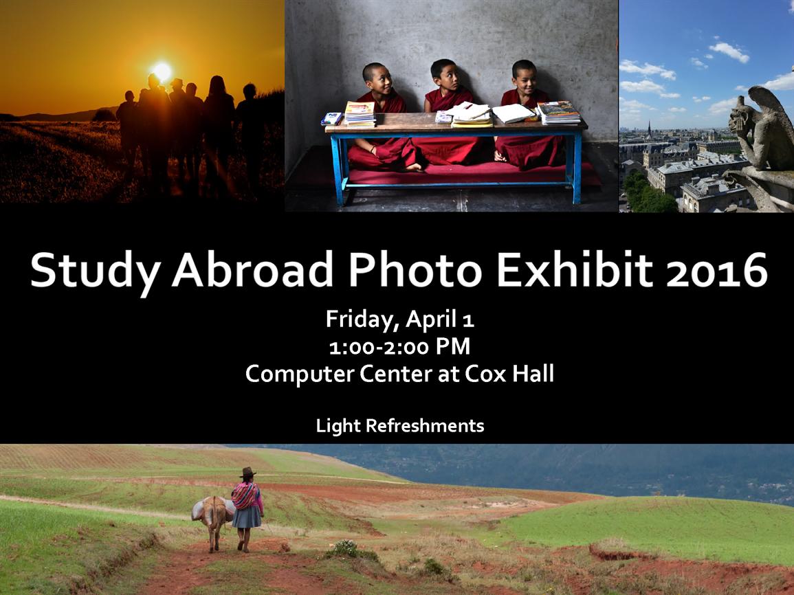 Study Abroad Photo Exhibition