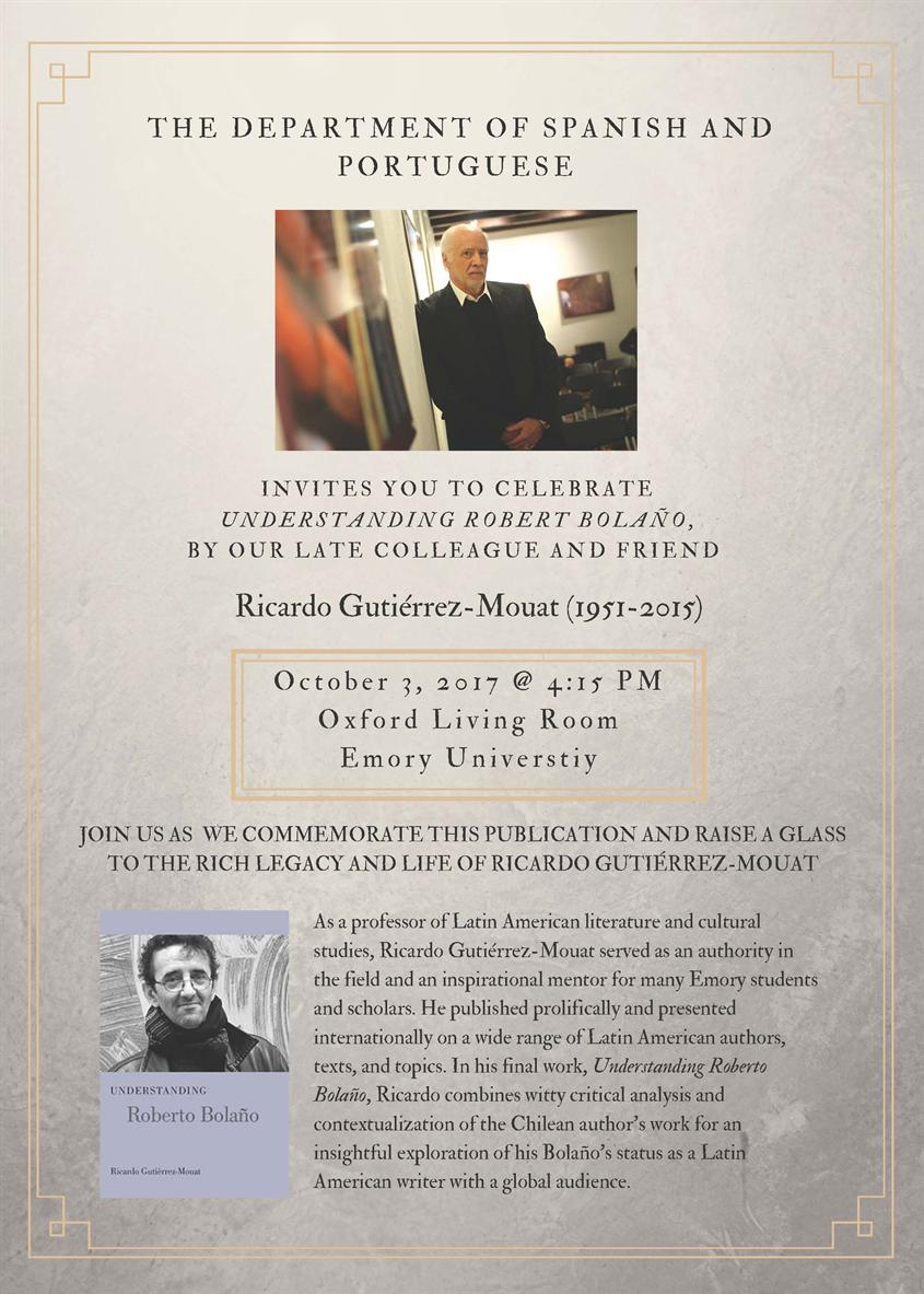 Ricardo Gutiérrez-Mouat Book Celebration Ricardo Gutiérrez-Mouat Book Celebration