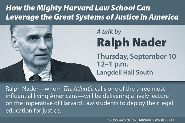 Una charla con Ralph Nader