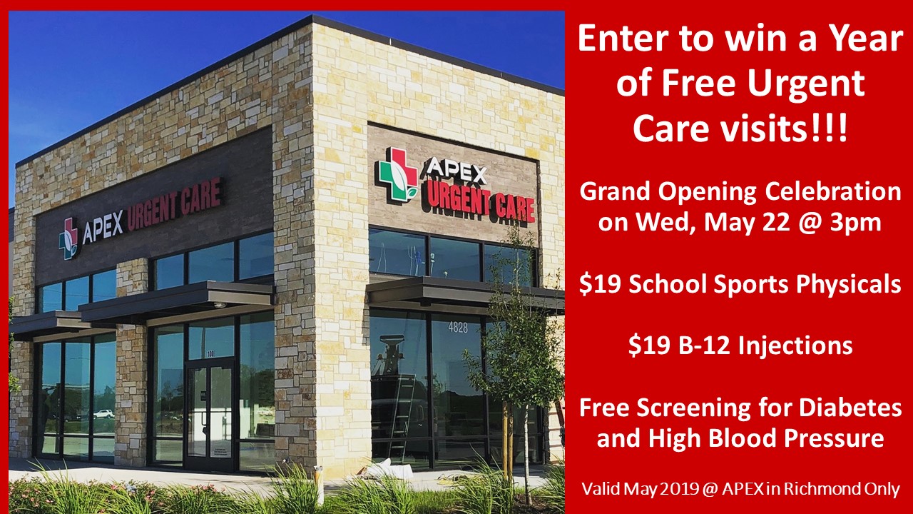 Apex Urgent Care Richmond Grand Opening Apex Urgent Care Richmond Grand Opening