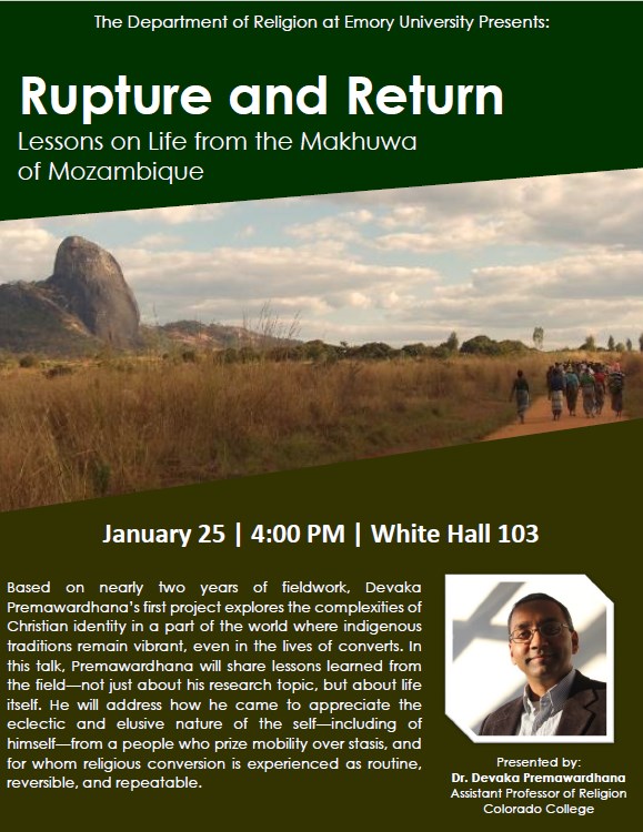 Rupture and Return Lessons from the Makhuwa Rupture and Return Lessons from the Makhuwa