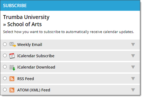 Subscription options