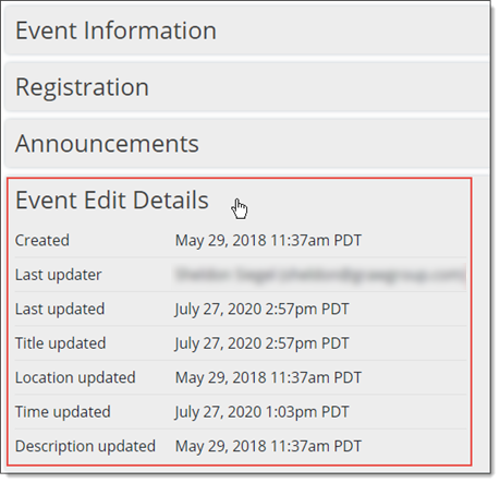 Event edit details tab
