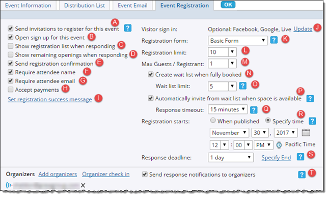 trumba help set up event registration
