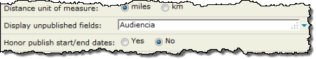Display unpublished fields option