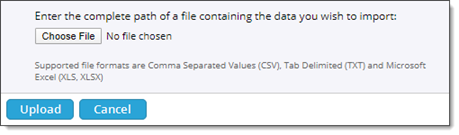 Importing a file