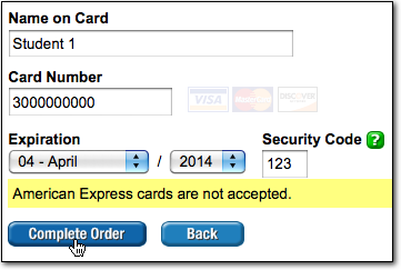IMAGE: A transaction cannot be completed with a card type that is not accepted