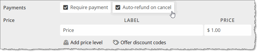 Trumba Help: Issue refunds