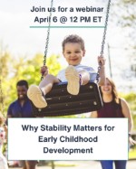 child on a swing being pushed by caregivers
