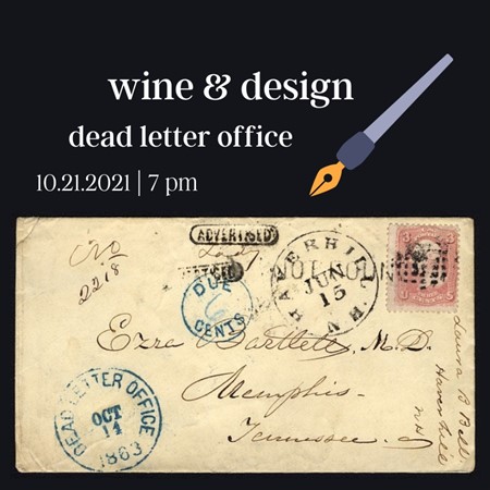 Virtual Wine & Design: Dead Letter Office
