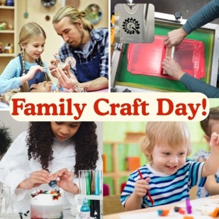 Family Craft Day – Tie dye & Screen Printing T-shirts