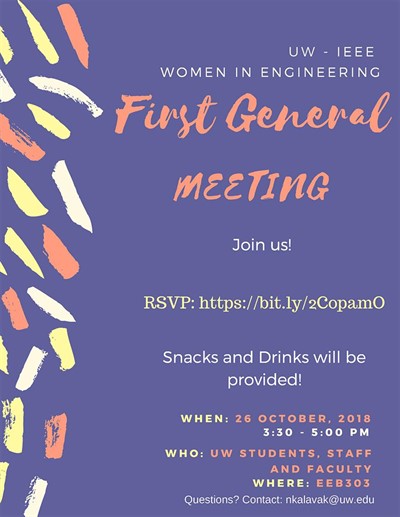 IEEE Women in Engineering - First General Meeting
