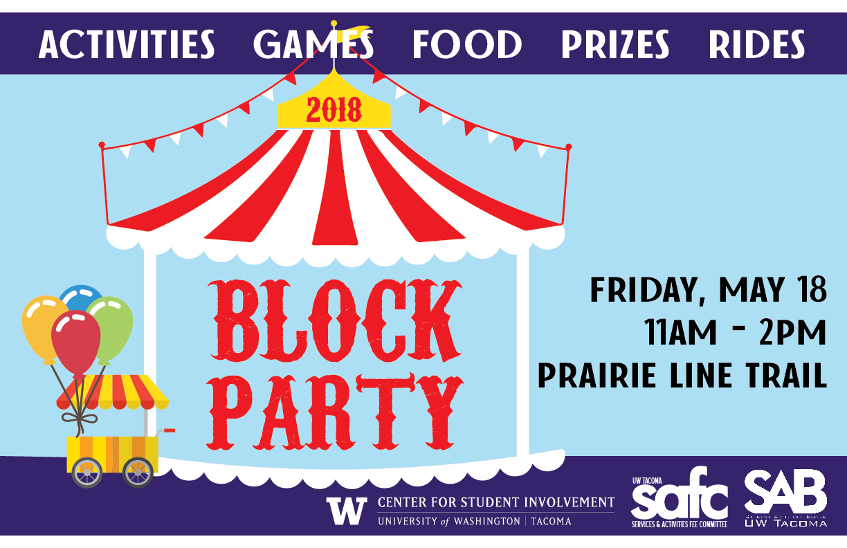 Block Party 2018! May 11, 2018, 11am to 3pm