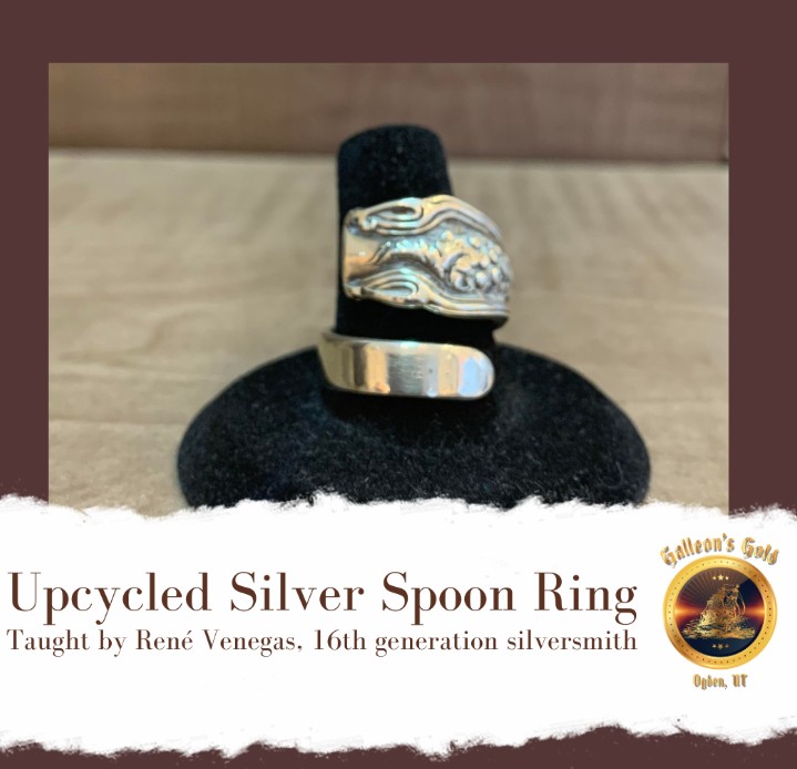 Upcycled Vintage Silver Spoon Ring, Fri, July 17 at 7pm (Taught By Rene in the Classroom, $65)