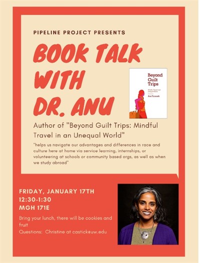 Book Talk: Beyond Guilt Trips, by Dr. Anu Taranath