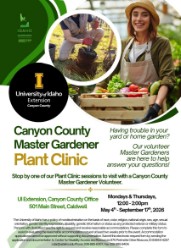 Canyon County Master Gardener Plant Clinic