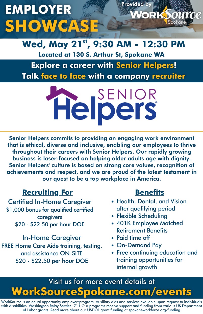 Senior Helpers Employer Showcase