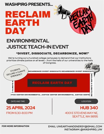 Reclaim Earth Day Teach-In