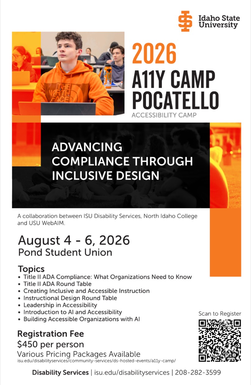 2026 A11Y CAMP Pocatello