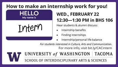 How to make an internship work for you!