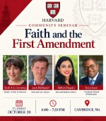 Harvard Community Seminar: Faith and the First Amendment