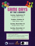 Game Day at the Library Game Day at the Library