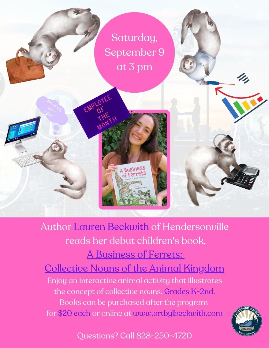 A Business of Ferrets with Children's Author Lauren Beckwith