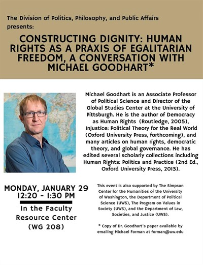 Constructing Dignity - A Conversation with Michael Goodheart