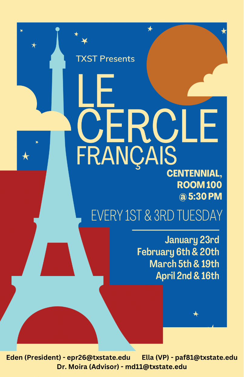Le Cercle Français: The Texas State French Club