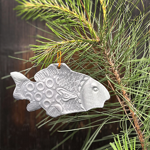 Upcycled Aluminum Holiday Ornament
