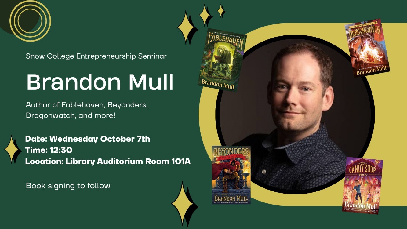 Brandon Mull Seminar and Book Signing