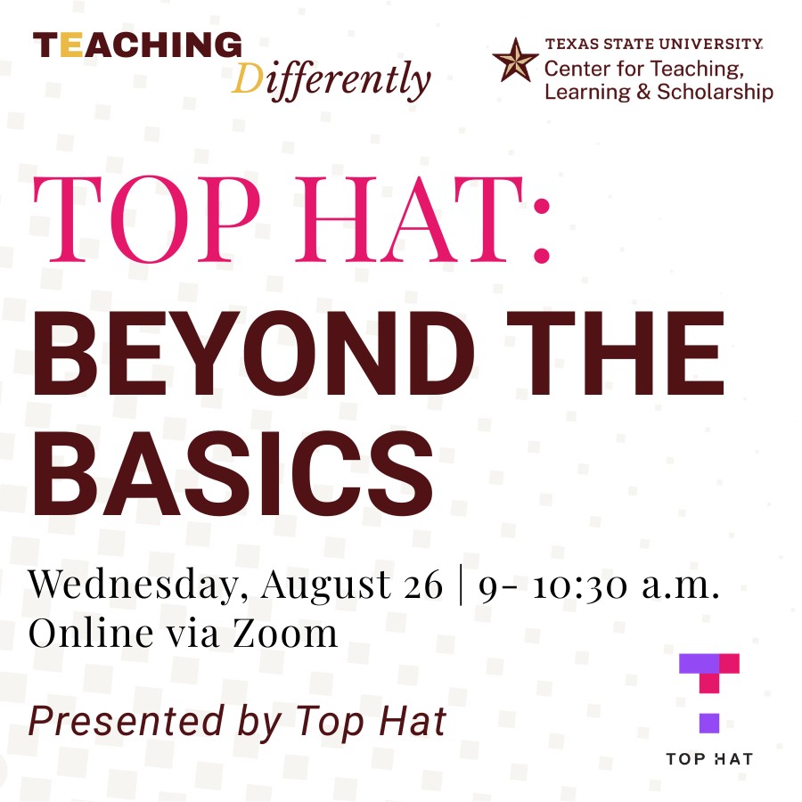 08/26/26 Top Hat: Beyond the Basics