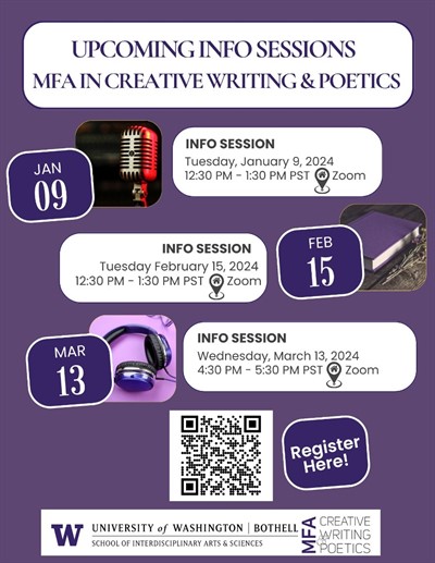 Info Session | MFA in Creative Writing & Poetics