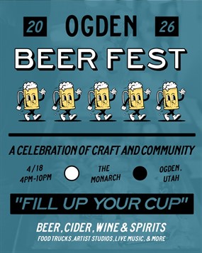 Flyer for Ogden Beer Fest