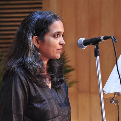 Stice Feminist Scholar of Social Justice: Sumangala Damodaran, "Music for social change in India, 1940-now: Songs in five Indian languages, with anecdotes about their context, their creators"