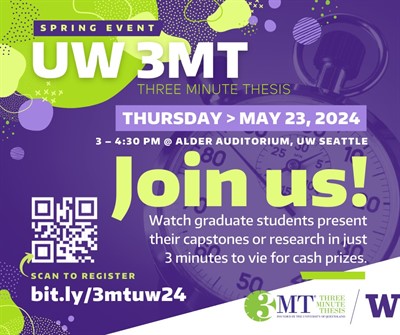 UW Three Minute Thesis (3MT) Competition