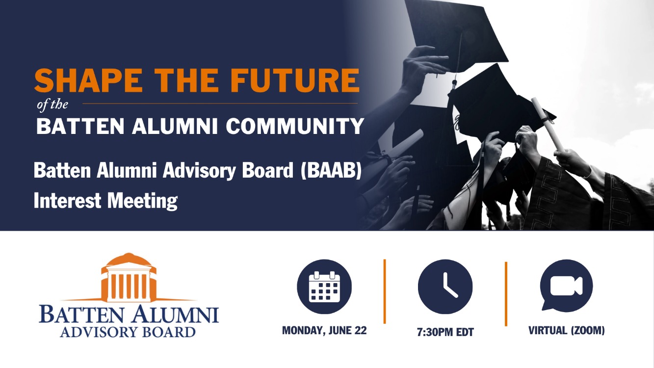 Batten Alumni Advisory Board Interest Meeting