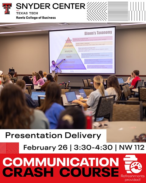 Communication Crash Course: Presentation Delivery