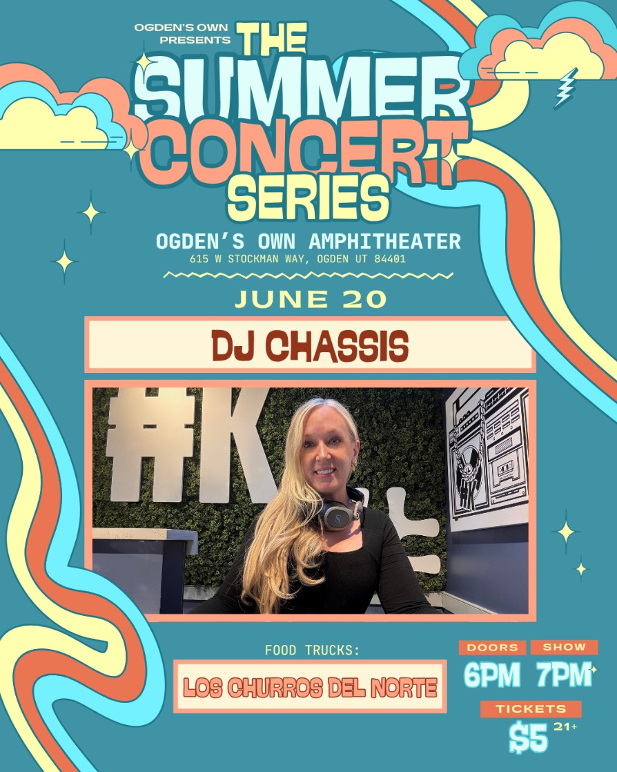 DJ Chassis at Ogden's Own Summer Concert Series