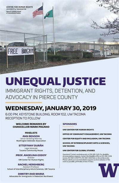 Unequal Justice: Immigrant rights, Detention, and Advocacy in Pierce County